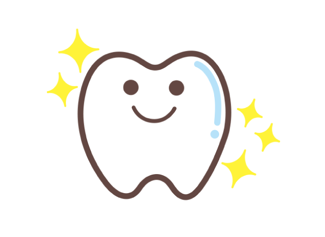 白い歯のイメージイラスト